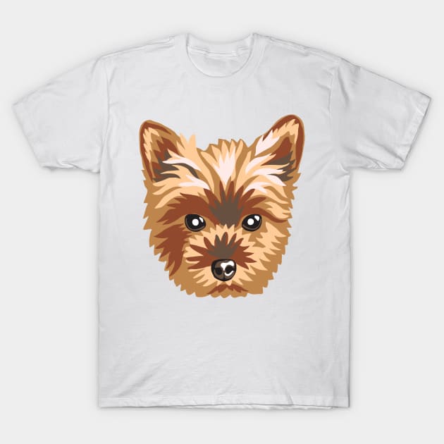 Little Yorkie T-Shirt by MichellePhong